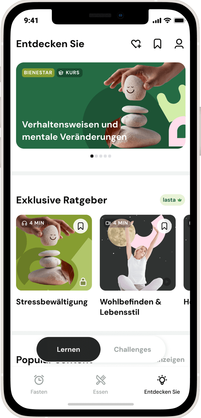 Wellness-Lektionen