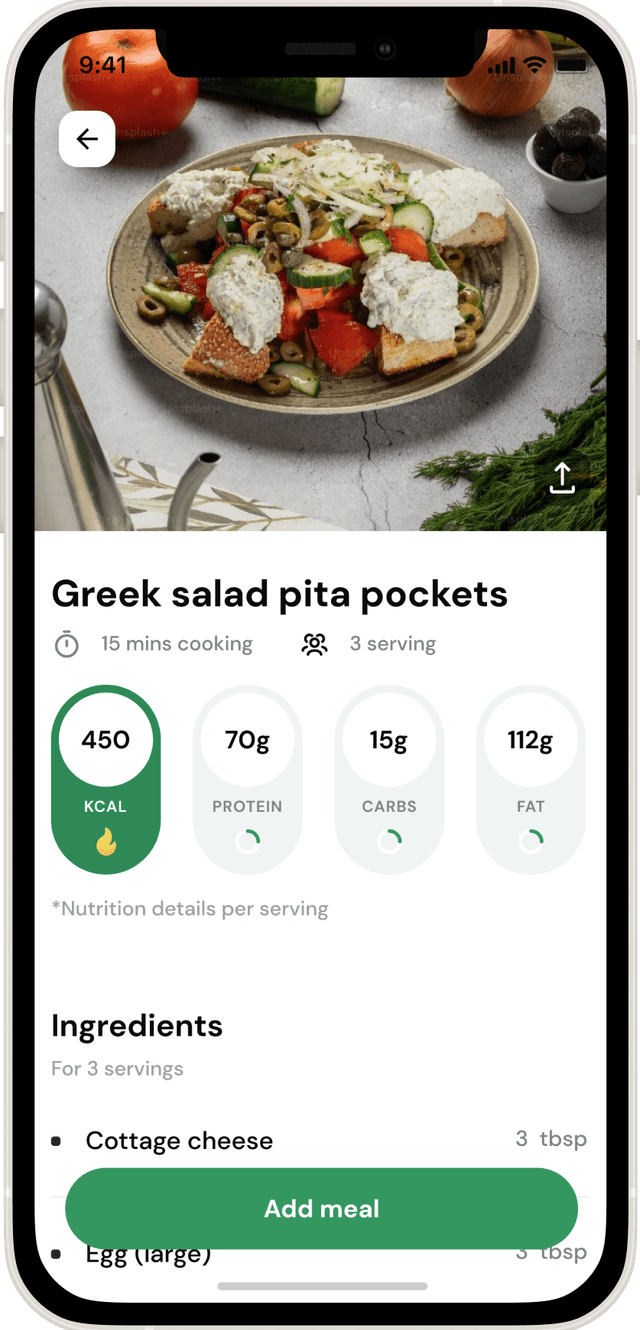 Healthy recipes library