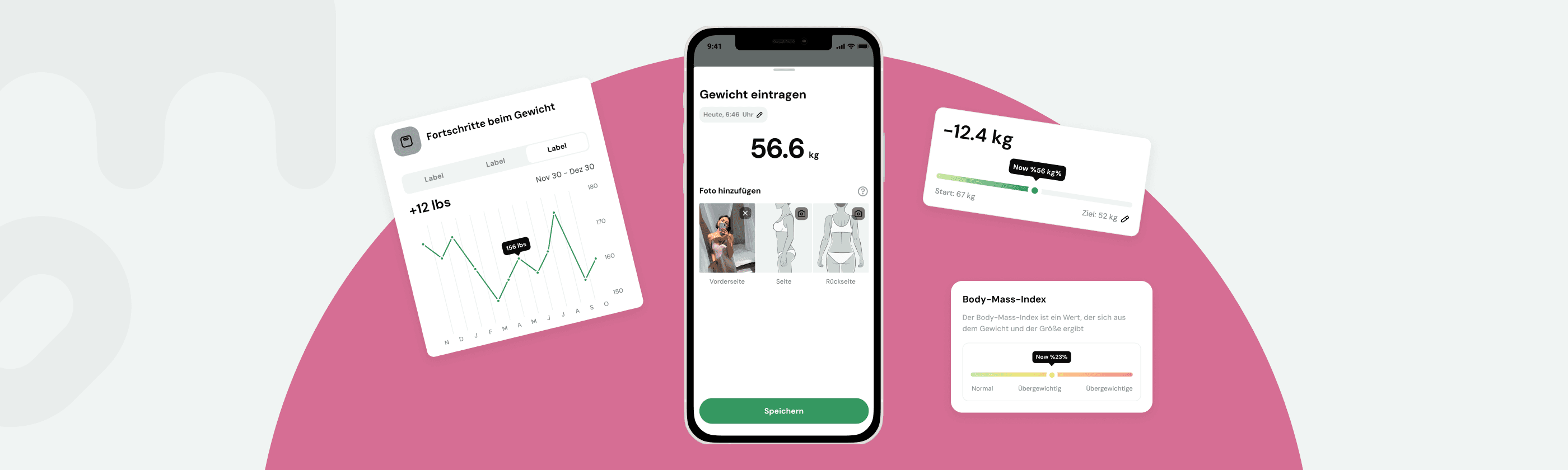 Lasta Gewicht Tracker App für dauerhafte Ergebnisse