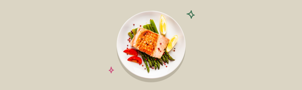 Lachs gut zum Abnehmen