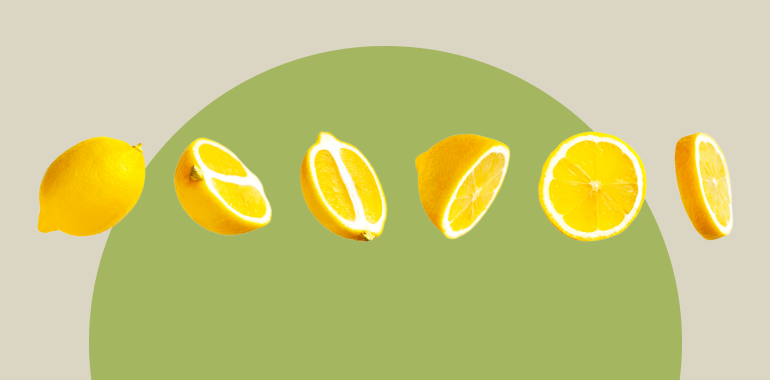 Zitronenwasser auf das Fasten